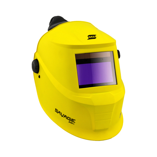 Маска сварщика ESAB Savage A40 желтая for air, сменные батареи (9-13 DIN)