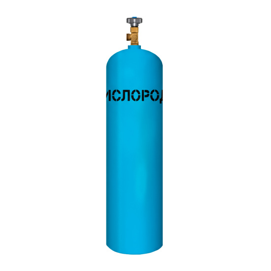 Баллон кислородный  5 -150У (новый, 5 л пустой) с ВК-1, Ярпожинвест