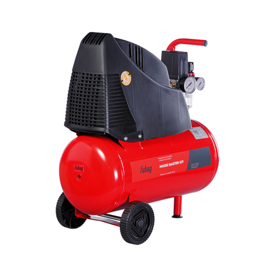Компрессор безмасляный коаксиальный HOUSE MASTER KIT (220 В, 5 предметов), FUBAG