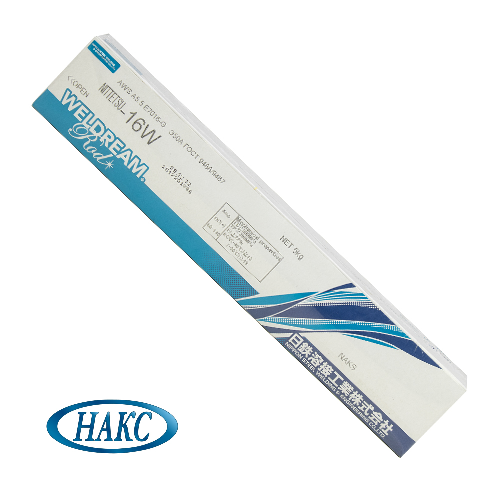 Электроды Nittetsu 16W ф 4,0 мм, пачка 5 кг, НАКС