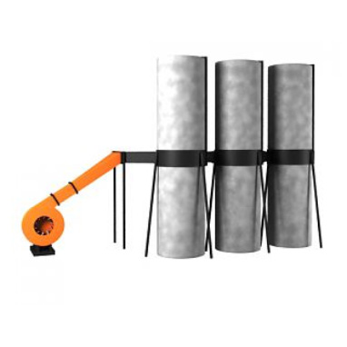 Пылеулавливающий агрегат ПУАД-3000