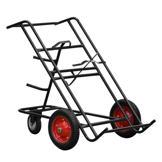 Тележка для баллонов ПГУ-40 универс (2 кисл., или кисл.+пропан, 3-х кол.), исп.2