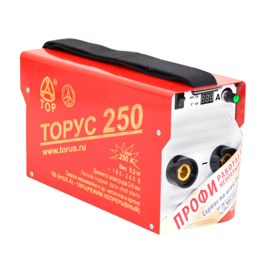 Сварочный инвертор ТОРУС-250 Экстра с ПДУ (15 м)