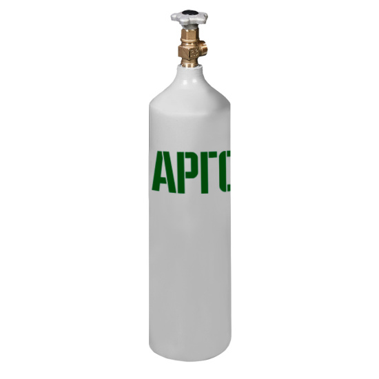 Баллон аргоновый  5 -150У (новый, 5 л, пустой, ф 133 мм, ВК), РИФ