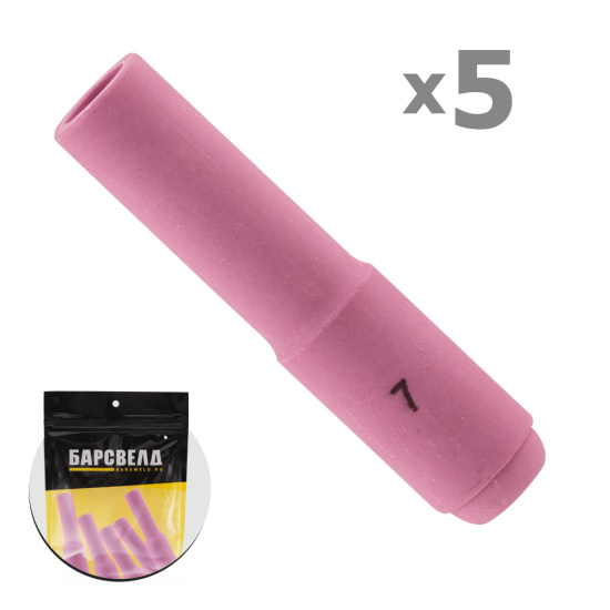 Сопло керамическое SR 17/18/26 удлиненное №7L ф 11,0 мм, L=76 мм (уп. 5 шт.), БАРСВЕЛД