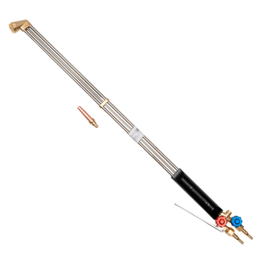 Резак универсальный трехтрубный KRASS-800-Р (рычаг, L=800 мм, угол 75 гр)