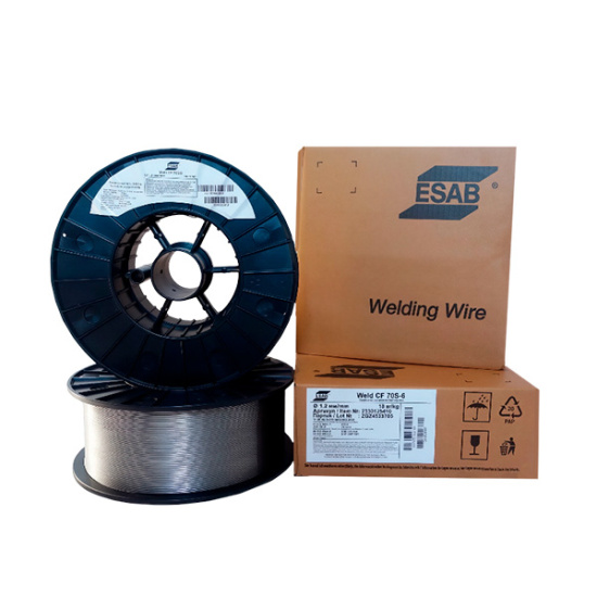 Сварочная Проволока полирован. ESAB Weld CF 70S-6 ф 1,2 мм (кассета 18 кг)