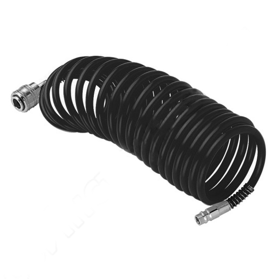 Шланг спиральный с фитингами рапид (нейлон, 10 бар, 6х8 мм), FUBAG