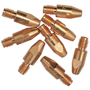 Токосъемный наконечник М8 Euro-Cu/Al (L=28-30 мм), для п/а горелки, под Al проволоку