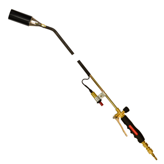 Горелка газовоздушная ГВ-211-Р пьез. (L=1060 мм, рычаг), KRASS