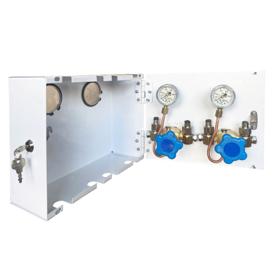 Пост газопитания ПК-4М (2x2) (коробка поэтажная на 2 газа, Р12), Джет