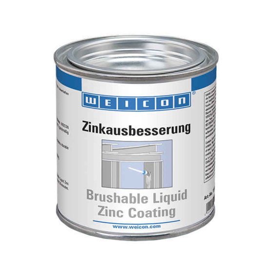 Защитное покрытие Цинк Brushable Zinc Coating, WEICON (расход 1,25г/см3, 375 мл)