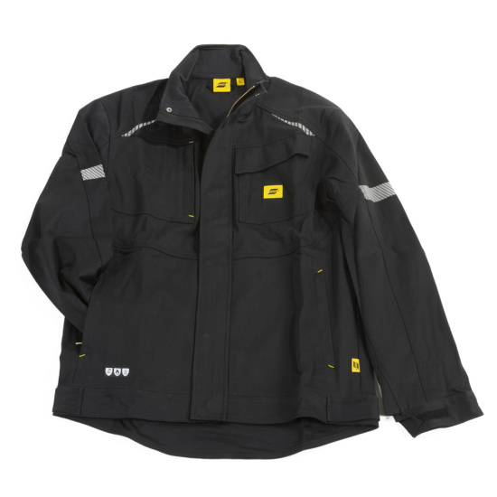 Куртка сварщика ESAB MW2000 FR (чёрная, р. 5XL, рост 183-198 см)